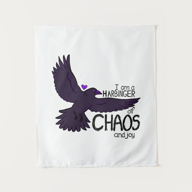Tapiz Chaos Crow Tapestry (Anverso)