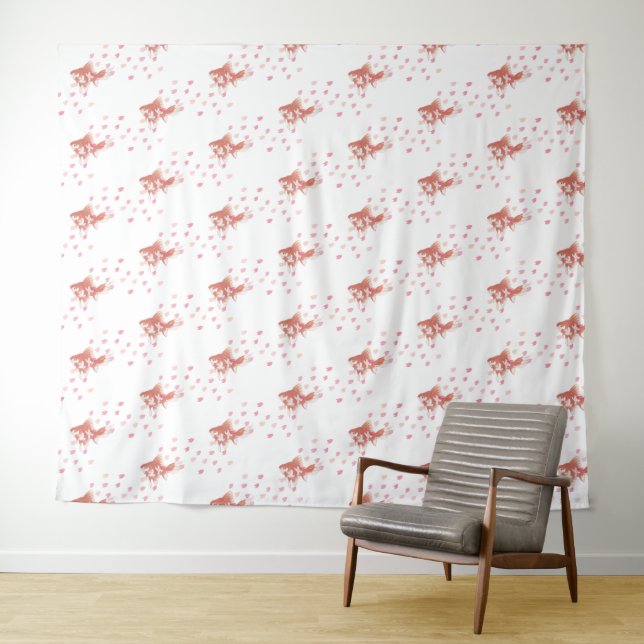 Tapiz Cherry Blossom Dream: Koi Fish Art Print  (In situ (horizontal))