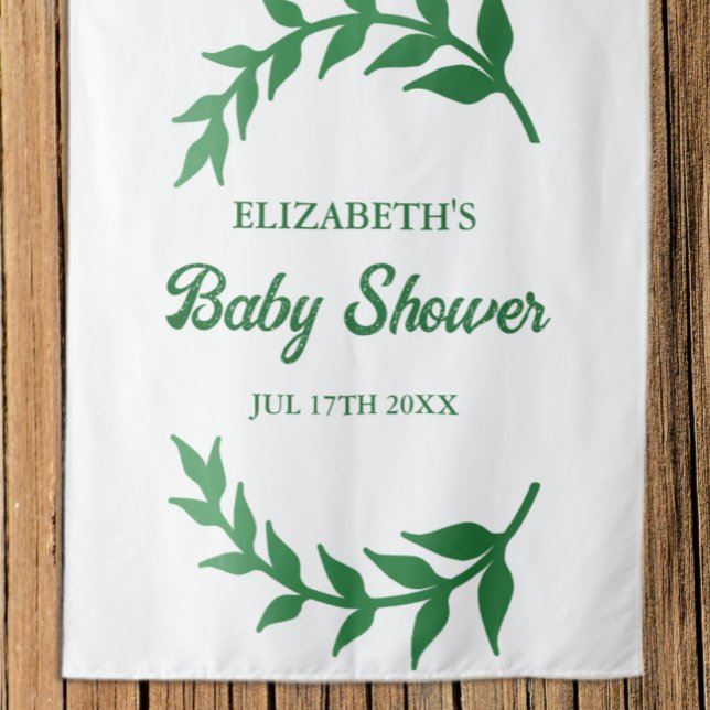 Tapiz Chic Baby Shower de Vegetación (Subido por el creador)