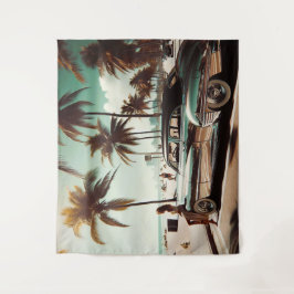 Tapiz Chica con coche