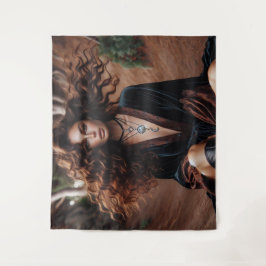 Tapiz Chica con joyería