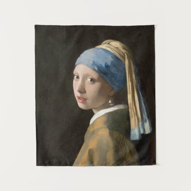 Tapiz Chica con Pearl Earring | Johannes Vermeer (Anverso)