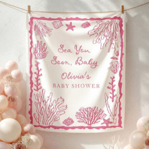 Tapiz Chica Sea You Soon Baby Shower 