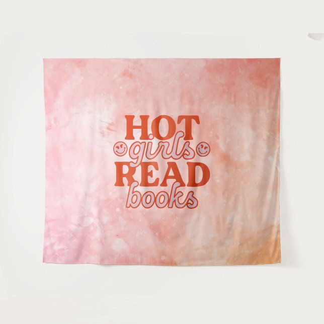 Tapiz Chicas Calientes Leen Libros (Anverso (horizontal))