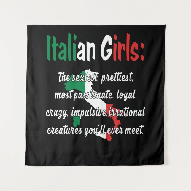 TAPIZ CHICAS ITALIANOS (Anverso)