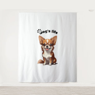 Tapiz Chihuahua Feliz – Diseño Adorable para Amantes de 