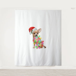 Tapiz Chihuahua Perros Árboles Navidades Dulces Regalos 