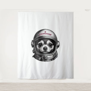Tapiz Chihuahua, viajero retro soviético del espacio can