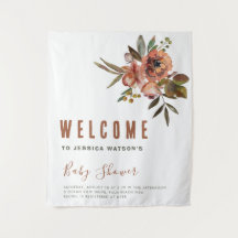 Chorro de bebé boho verde rústico adorable