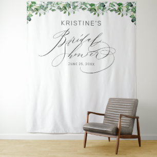 Tapiz Chorro Nupcial Flor Blanca Elegante Verdor