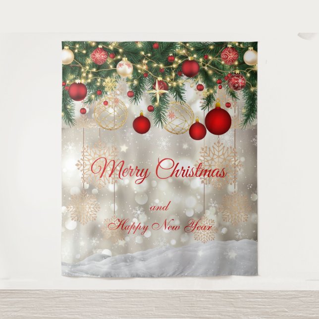 Tapiz Christmas Festive Backdrop  (Anverso)