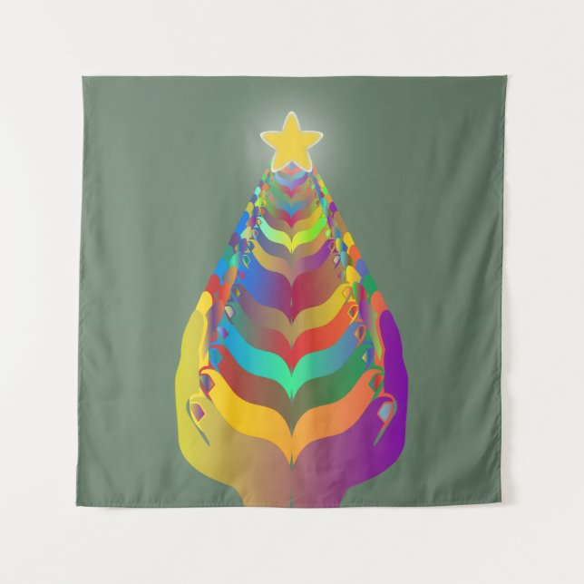 Tapiz Christmas Hope and Togetherness (Anverso)