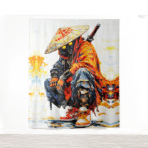 Ciber Samurái Paleta Cuchillo Neon Naranja Impasto