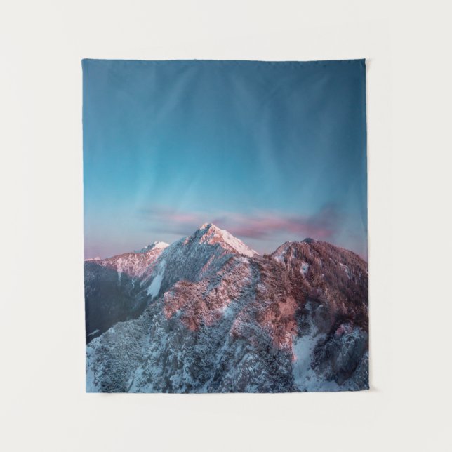 Tapiz Cielo mágico sobre la montaña Storžič, Eslovenia (Anverso)