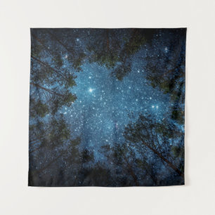 Tapiz Cielo nocturno estrellado, Vía Láctea.