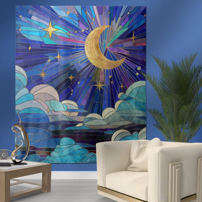 Tapiz Cielo nocturno - Mosaico de arte digital (Subido por el creador)