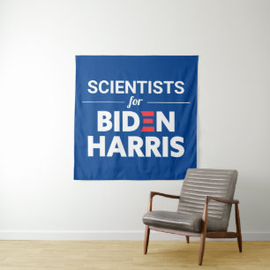Tapiz Científicos para el Personalizado Biden Harris Tex