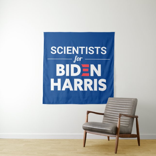 Tapiz Científicos para el Personalizado Biden Harris Tex (In situ)