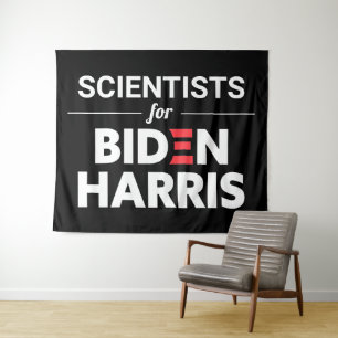 Tapiz Científicos para el Personalizado Biden Harris Tex