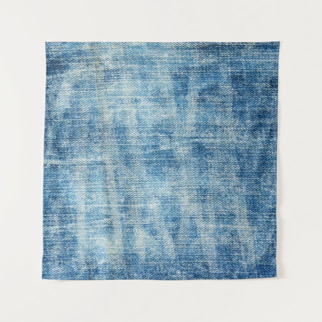 Tapiz Cierre de Denim Azul texturado (Anverso)