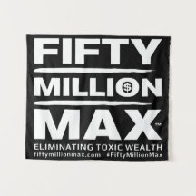 Cincuenta Millones Max™ apilado de pared con logot