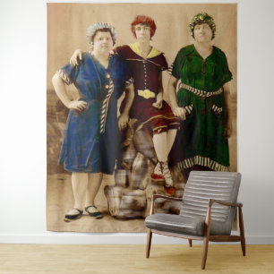 Tapiz circa 1910 Bellezas de baño de Atlantic City RPPC