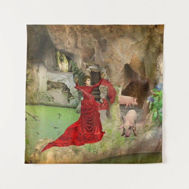Tapiz Circe na Quinta da Regaleira (Anverso)