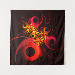 Tapiz Círculos coloridos Patrón de arte abstracto modern