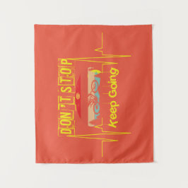 Tapiz Cita de motivación de ciclismo