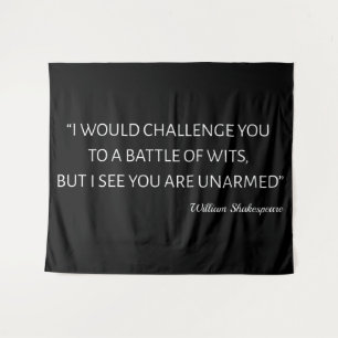 Tapiz Cita De Shakespeare - Batalla De Los Vientos