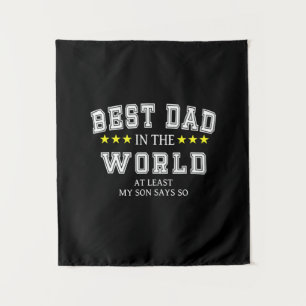 Tapiz Citas de abuelo Mejor papá del mundo
