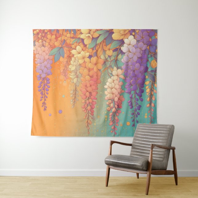 Tapiz Citrus Sunset Wisteria (In situ (horizontal))
