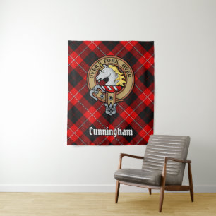 Tapiz Clan Cunningham Escudo por Tartán