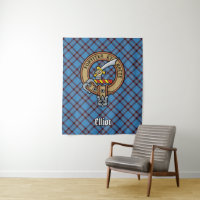 Clan Elliot Escudo sobre el antiguo tartán