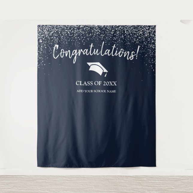 Tapiz Clase de 2025 Fondo de posgrado (Anverso)