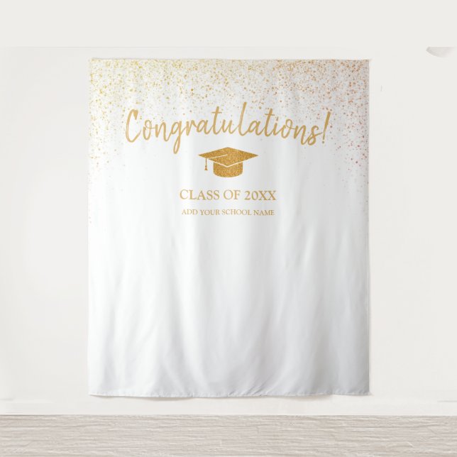 Tapiz Clase de 2025 Fondo de posgrado (Anverso)