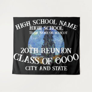 Tapiz Clase de graduación de celebración Jubilación Cruc