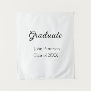 Tapiz Clase de graduados de 20XX simple minimalista grad