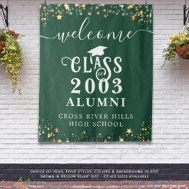 Tapiz Clase Reunión Ecología Verde Oscuro Clase de Bienv