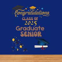 Clase Superior Azul de Graduación 2025