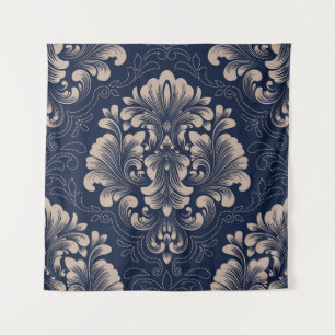 Tapiz Clásica Damask Seamless Textura Victoriana