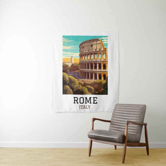 Tapiz Clásica Roma Italia Colosseo Histórico (In situ)