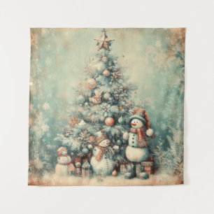 Tapiz clásico de Navidad vintage