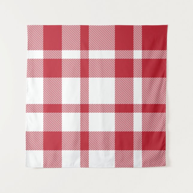 Tapiz Classic Plaid Tartan Seamless Pattern. apparel, ar (Anverso)