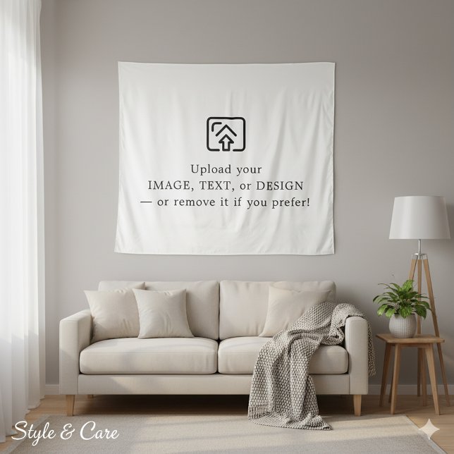 Tapiz Classic White Tapestry – Make It Yours Today (Classic White Tapestry – Make It Yours Today)