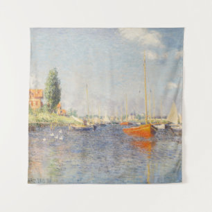 Tapiz Claude Monet. Barcas Rojas, Argenteuil