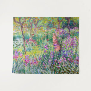 Tapiz Claude Monet - El jardín del Iris en Giverny
