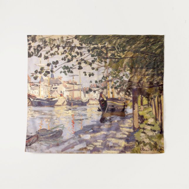 Tapiz Claude Monet. El Sena en Ruán (Anverso (horizontal))
