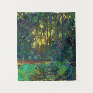 Tapiz Claude Monet - Esquina de un estanque con naves ac