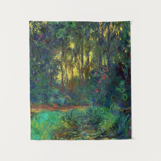 Tapiz Claude Monet - Esquina de un estanque con naves ac (Anverso)